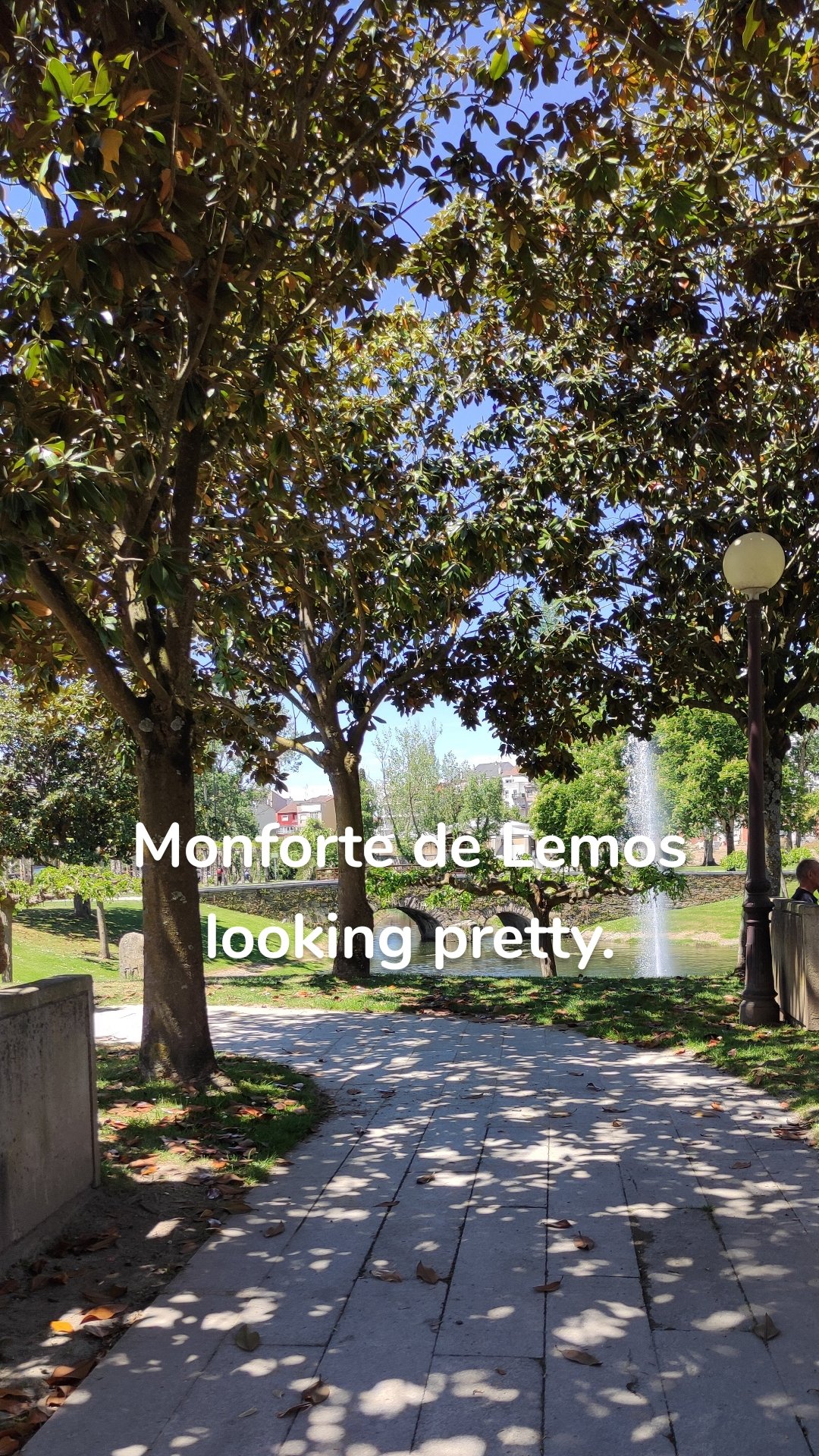 Monforte de Lemos looking pretty.